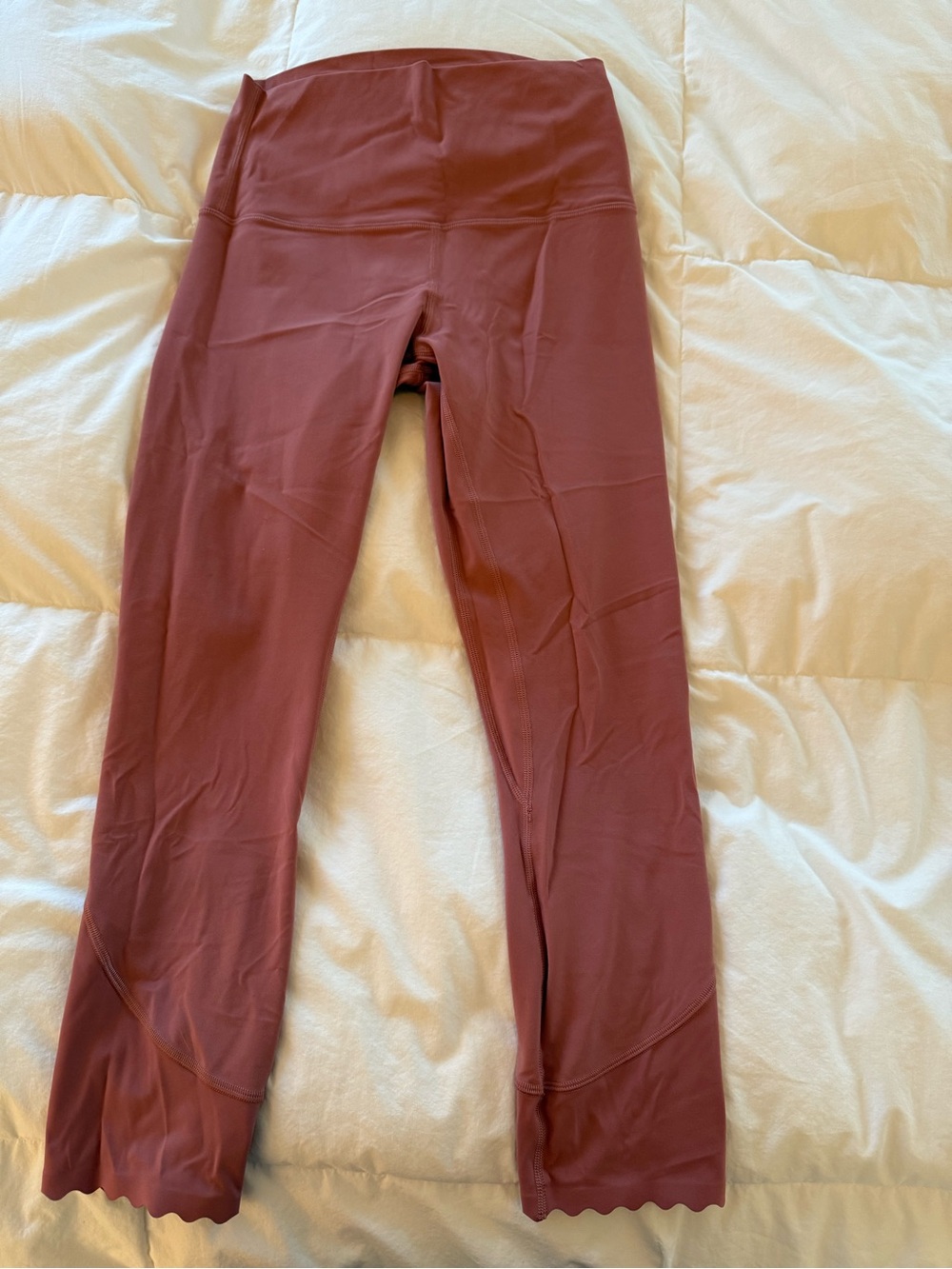 Lululemon align scalloped hem leggings size 6